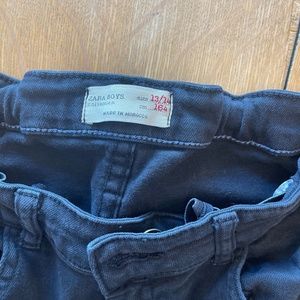Zara boys black skinny jeans
